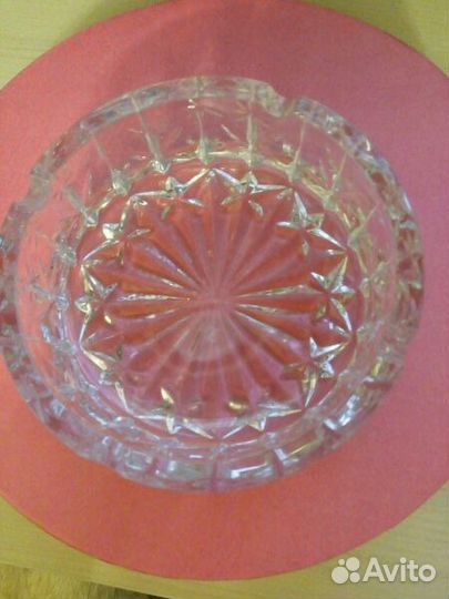 Пепельница хрусталь