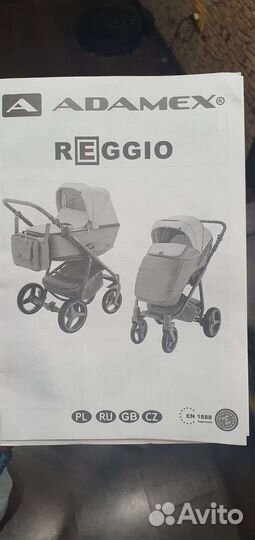 Коляска 2 в 1 Adamex reggio special edition