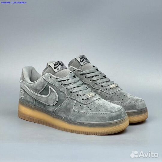 Кроссовки Nike Air Force 1 Grey (Арт.62439)