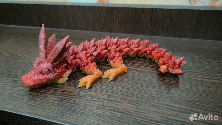 Дракон на 3d принтере