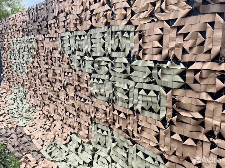 Маскировочная сетка степная 6х9 м