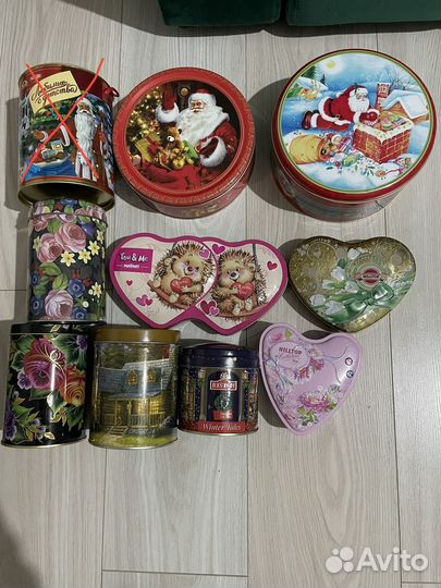 Банки жестяные в ассортименте