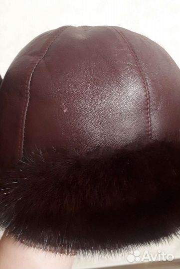 Шапка норковая женская бу