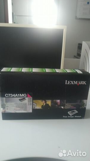 Картриджи lexmark С734/736, Х734/736 пурпурный