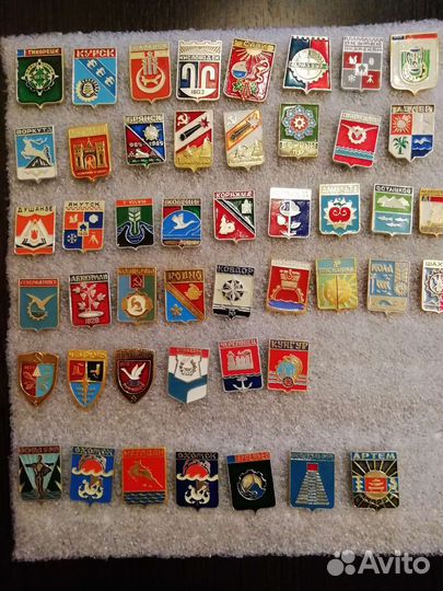 Значки СССР Гербы городов (обновлённые)