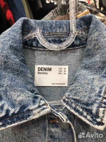 Джинсовая куртка новая Bershka
