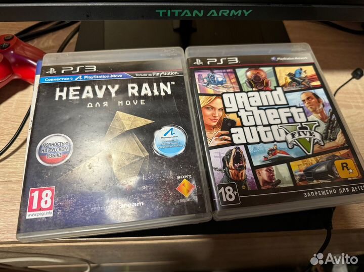 Игры для ps3 GTA5 и Heavy Rain