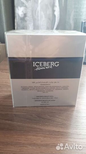 Туалетная вода Iceberg Homme