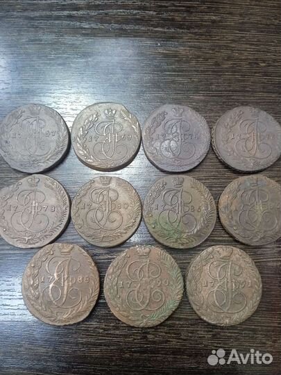 5 копеек 1767, -1791 годы