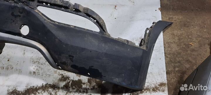 Юбка бампера зад. Hyundai Santa Fe/2013