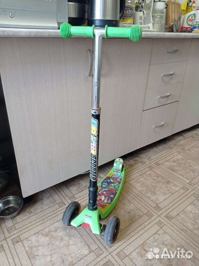 Самокат детский трехколесный бу