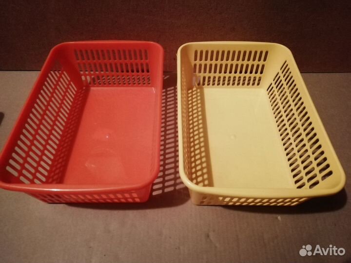 Пластиковая корзинка для кухни 2шт
