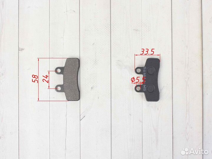Колодки дискового тормоза питбайк TTR-125 SM-parts