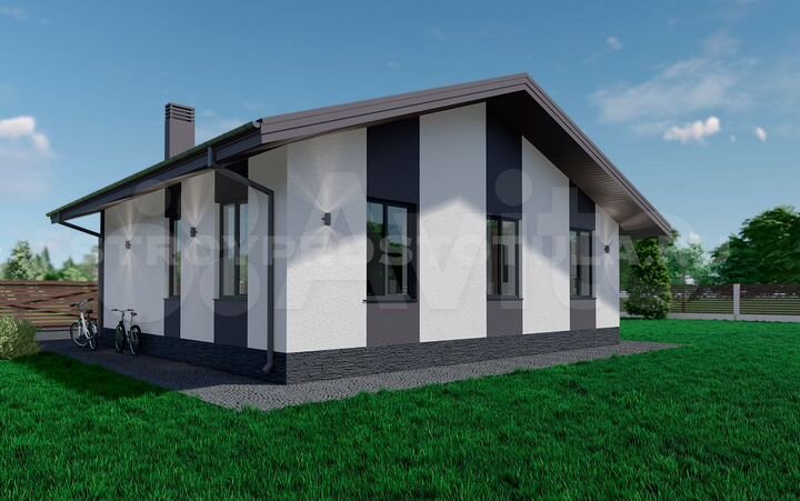 Дом 106 м² на участке 12 сот.