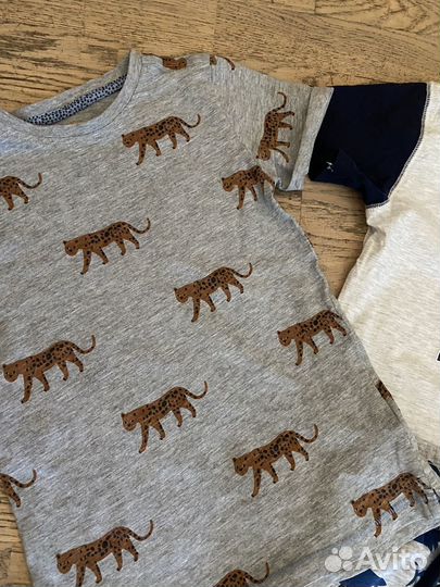 Футболки, шорты hm, zara, mothercare 116