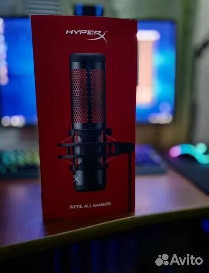 Микрофон hyperx quadcast