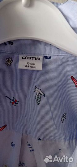 Рубашка для мальчика, 134 см