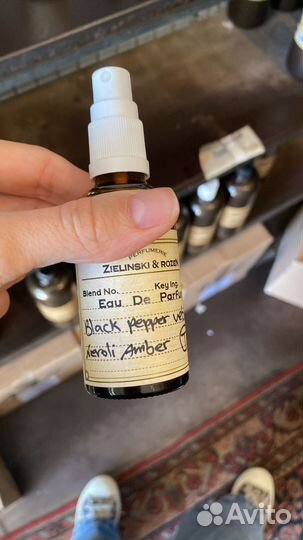 Zielinski & rozen black pepper & amber, neroli