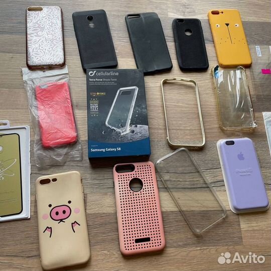 Комплект 16 аксессуаров к разным телефонам