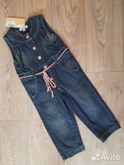 Джинсовый комбинезон для девочки