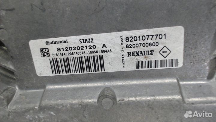 Блок управления двигателем Renault Clio, 2010