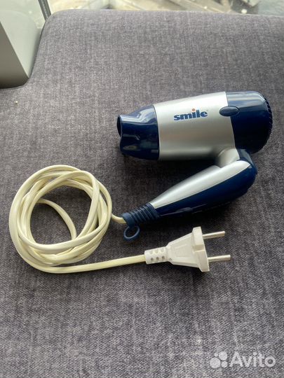 Фен для волос дорожный складной Smile
