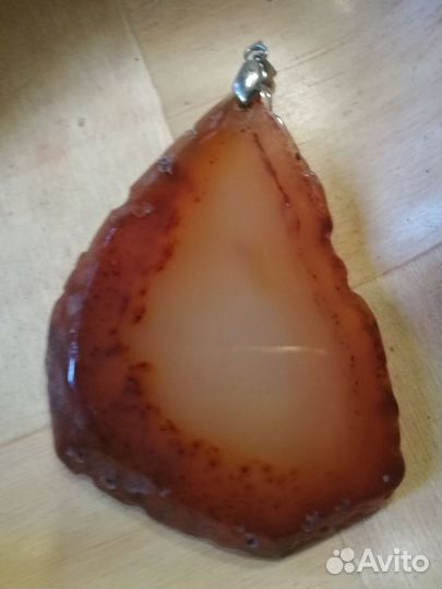 Кулон сердолик натуральный