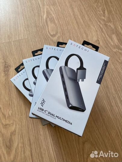 Adapter Satechi Type-C Dual Новый Оригинал