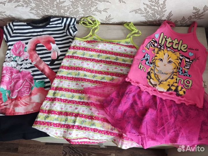 Вещи пакетом р.80-110 для девочки