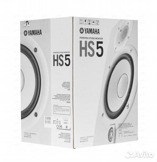 Новые студийные мониторы Yamaha HS5 W