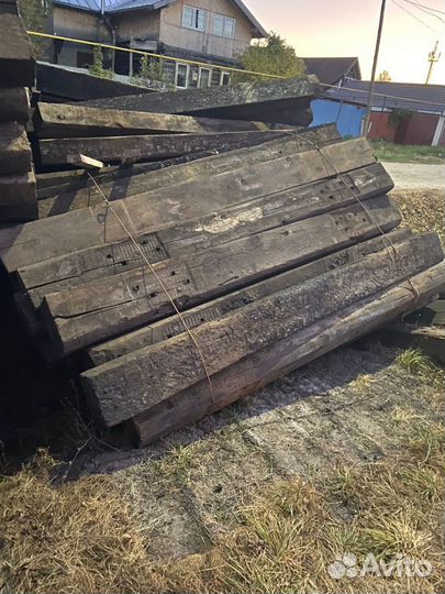 Шпалы деревянные