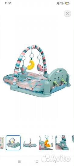 Игровой коврик с пианино