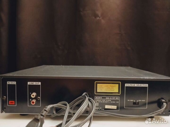 Cd проигрыватель sony cdp-m43