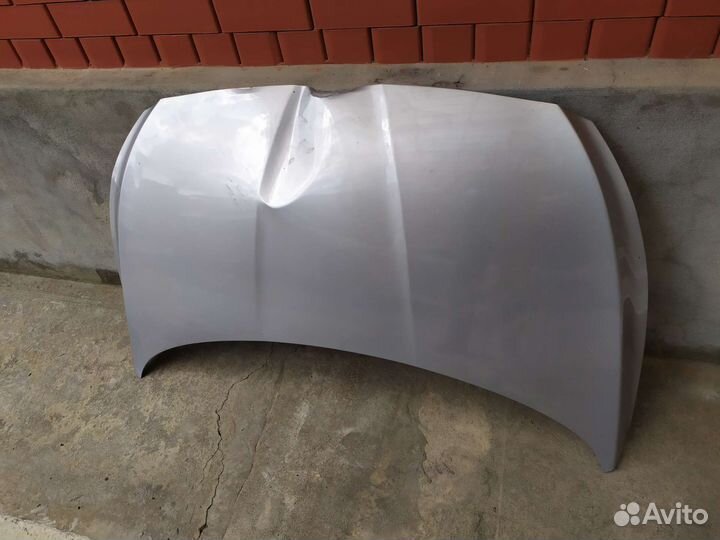 Капот Hyundai Solaris 2013 Серебристый