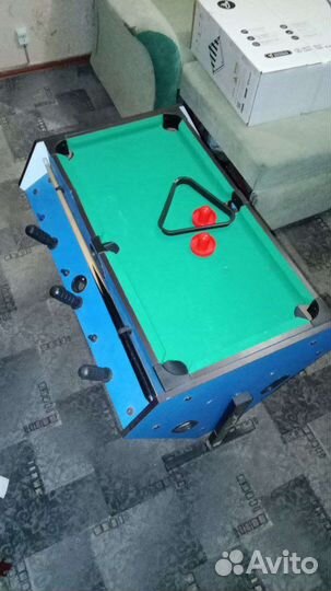 Аэрохоккей/кикер/бильярд 3 в 1