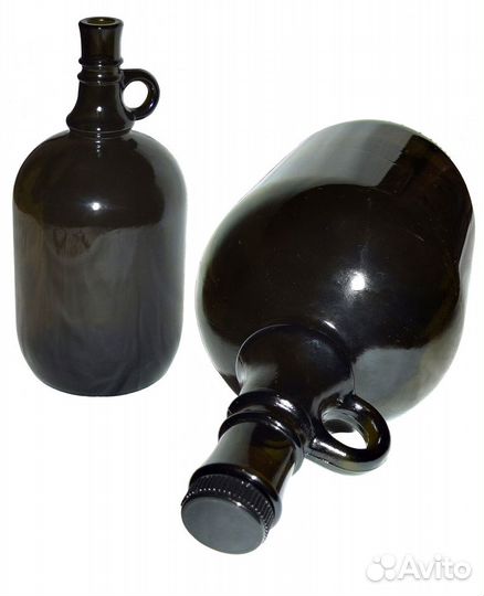 Статуэтка на бутылку и бутылка (керамика)