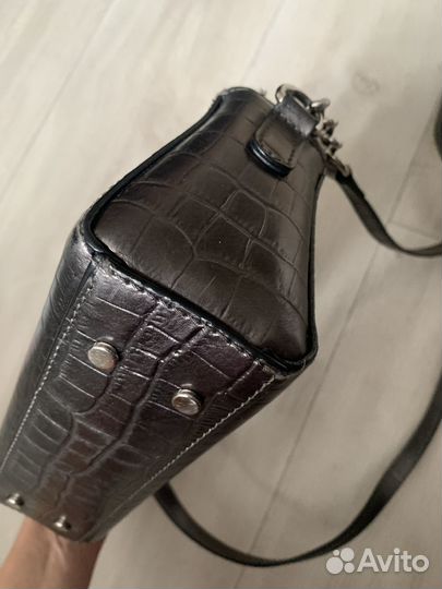 Сумка натуральная кожа через плечо