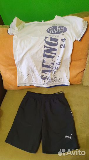 Вещи пакетом на мальчика 140 р (15 позиций)