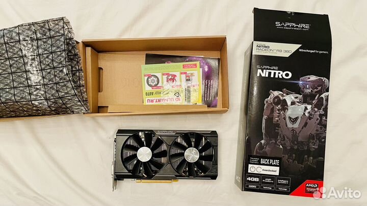 Видеокарта Sapphire nitro radeon r9 380 4gb