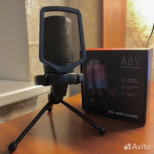Микрофон игровой Fifine a6v Ampligame