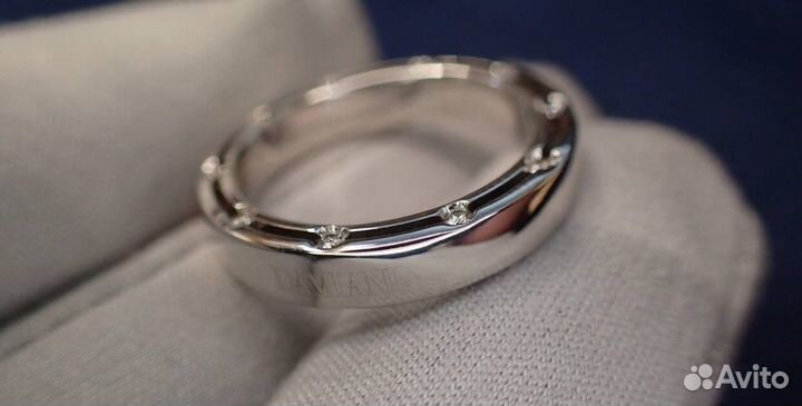 Золотое кольцо Damiani 5 гр 0.2 ct