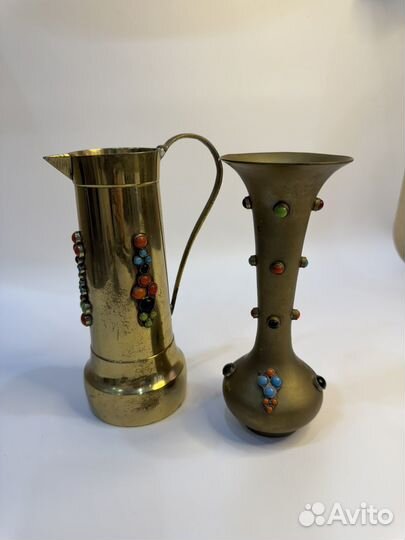 Ваза индия латунь