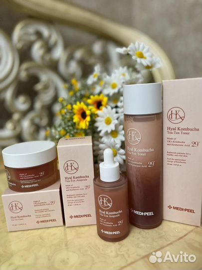 Сыворотка для лица hyal kombucha TEA-TOX ampoule