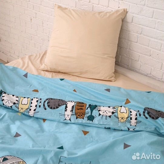 Белье постельное 1,5-спальное новое