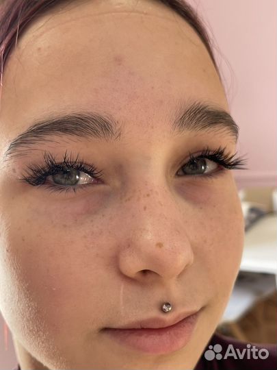 Наращивание ресниц в студии с гарантией 7 дней