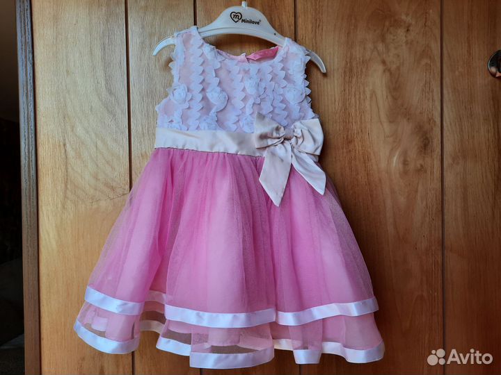 Платье для девочки 74 80