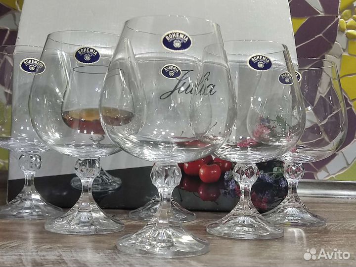 Бокалы Bohemia для бренди, коньяка