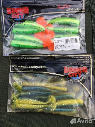 Блесна. Силиконовые приманки lunker city