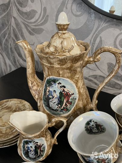 Польский кофейный сервиз porcelana walbrzych