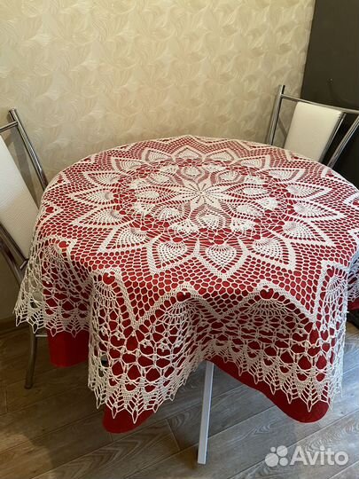 Скатерть вязаная